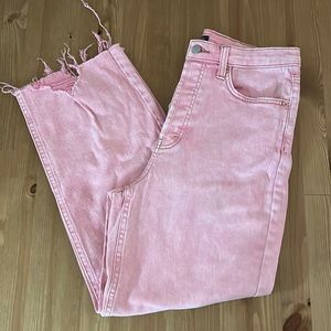 WILD FABLE HIGHEST RISE STRAIGHT Jean Pink Size 8